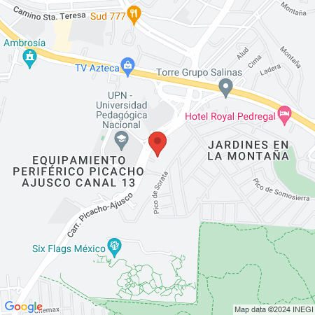 Clínica Dental Sukh Pedregal map