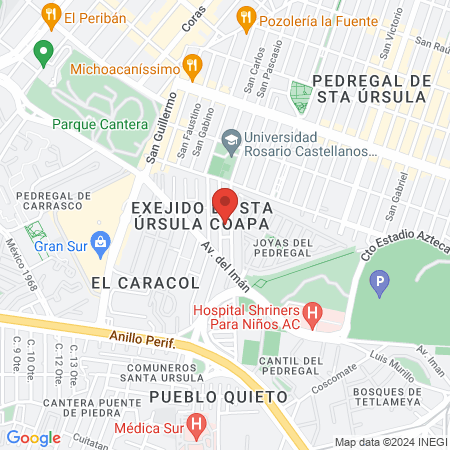 Dr. Néstor Apaez Araujo, Cirujano general map