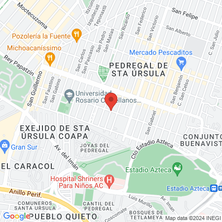 María Eugenia Domínguez Flores map