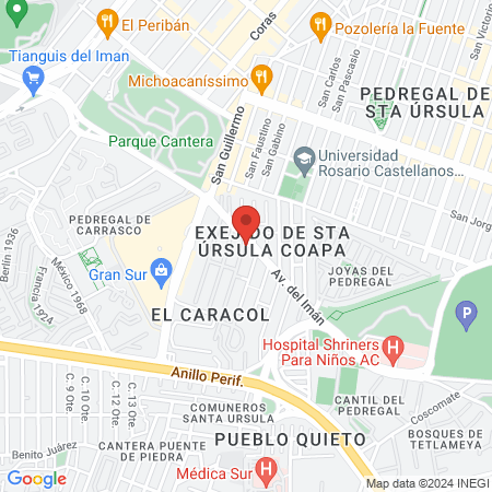 Urologo en Coyoacán | Dr. Ari Guillermo Rivera Jurado map