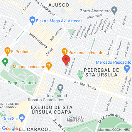 DISTRITO MASCOTA MX map