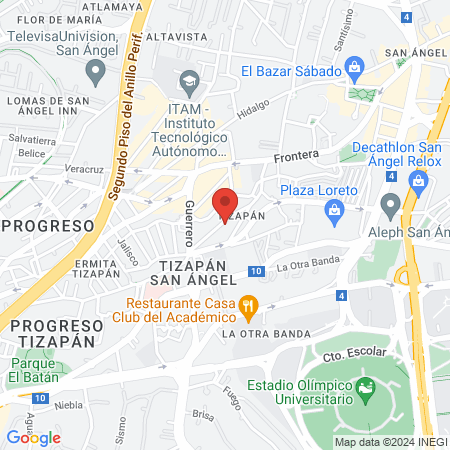 The Beauty Sense Spa map