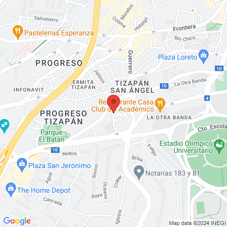 Boxing club "La hormiga" Tizapan map