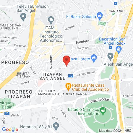 Dr. Gorge Ceron Robles map