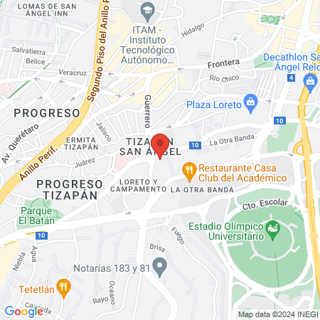 Dra. María del Mar Saniger Alba map