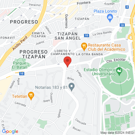 Dra. Mónica Fernández Sánchez, Dermatóloga map