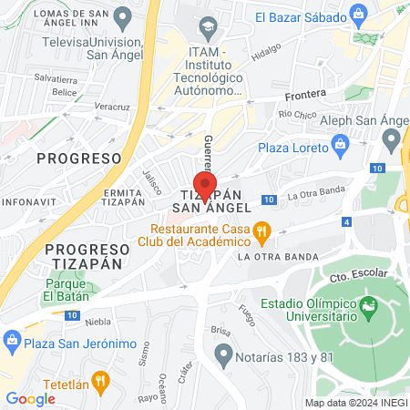 UMAE Hospital de Gineco Obstetricia N.° 4 map