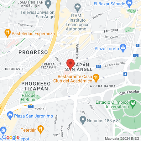 IMSS Hospital General de Zona con Unidad de Medicina Familiar N.° 8 (Clínica 8) map