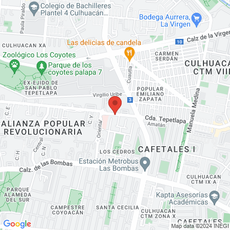 Estética Ana Lucía map