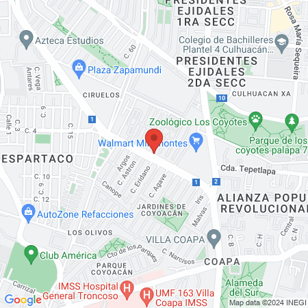 Zona Dental Especialidades Dentales para Niños y Adultos map
