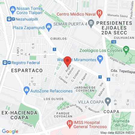 Consultorio Dental Dra. Evelia Montero map