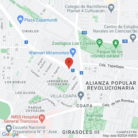 Doctor Alcantara Alonso Roberto. map