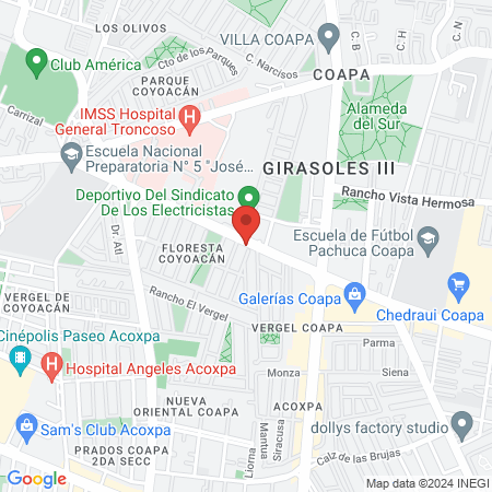 Laboratorio de Salud en El Trabajo del Seguro Social map