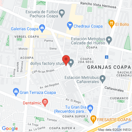 Dental OrthoClean Coapa map