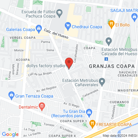 Fit Club Coapa map