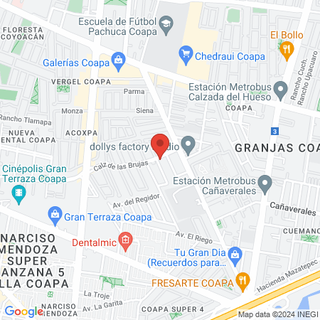 Pet Care Brujas map