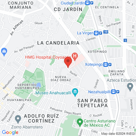 Gastroenterólogo y Ortopedia map