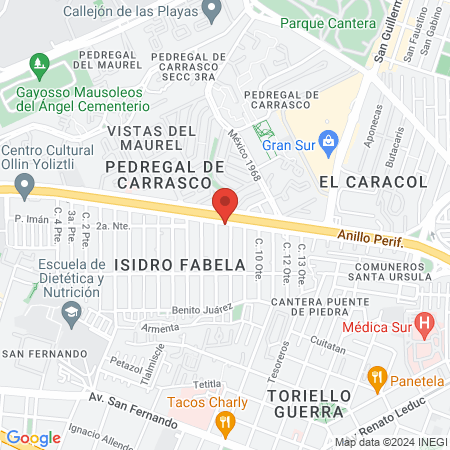 Ortopedia Durango map