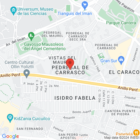 Dra. Karla Guzmán Romero map