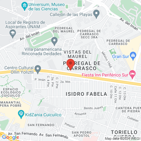 Hospital MAC Periférico Sur map