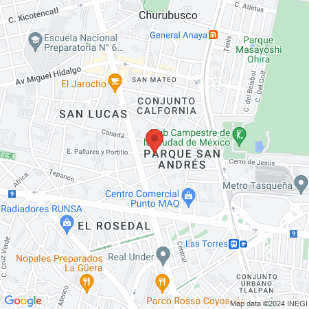 Dr. Marco Peña Hdez. map