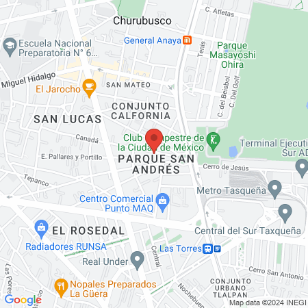 Dr. Silvia Isunza Rubio map