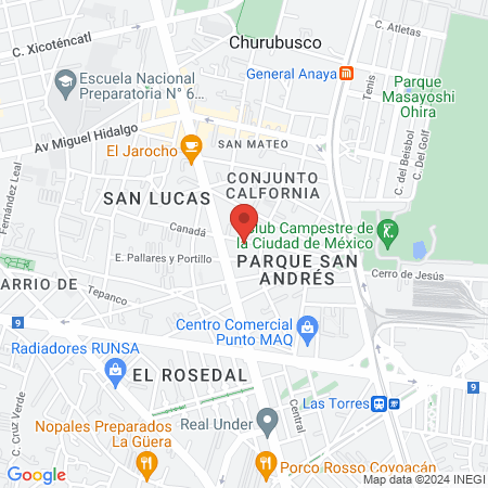 Consultorios Medicos Altenativos map