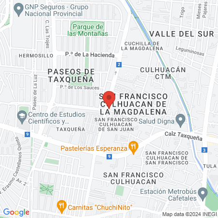 Celestino Eduardo Valle Robledo Cirujano General Coyoacán map