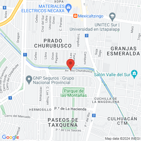 ASISTENCIA MÉDICA PSIQUIATRICA map