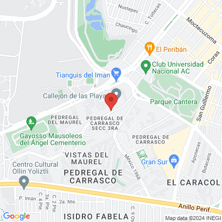 Dr FERNANDO E.NOVELO .J. map