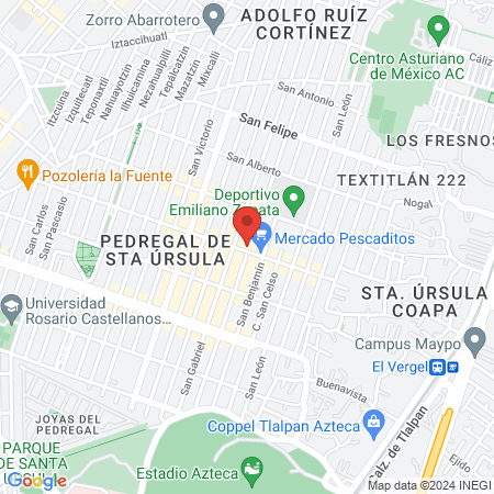 Guadalupe Colín Maya map