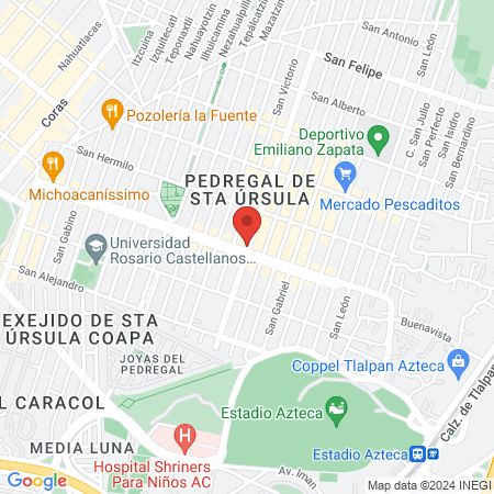 Ginecóloga. Dra. Peraza map