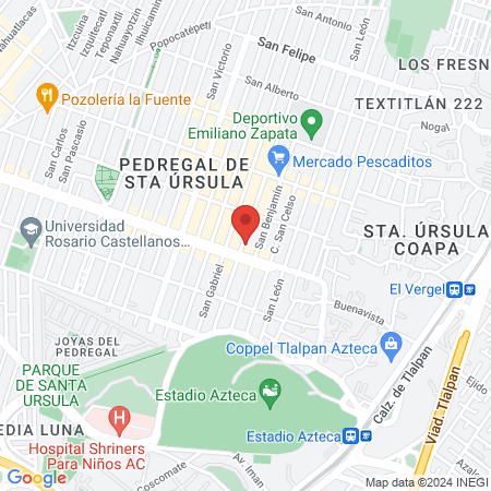 Podologo Santa Ursula map