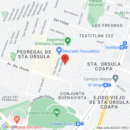 Casa De La Mujer A. C. map