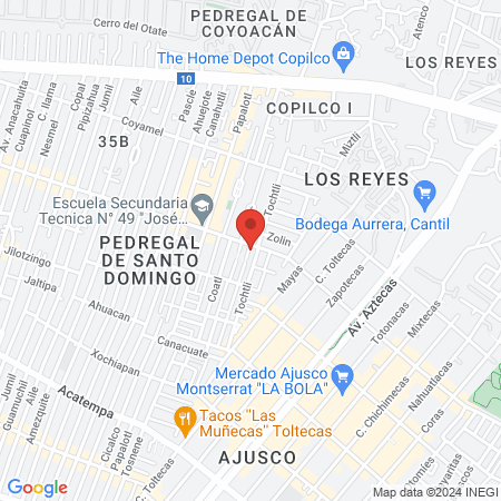 ESTETICA Elizabeth map