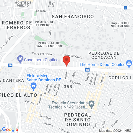 Uñas Fascinantes Coyoacan map