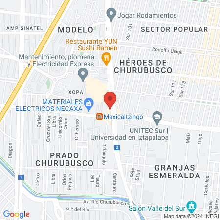 Domínguez Sandoval Ricardo map