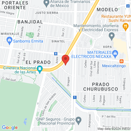 Dr. José Luis Briseño map