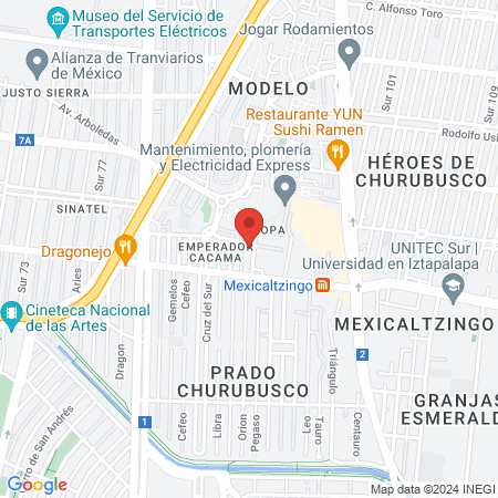 Veterinaria y Spa Canino Alpha map