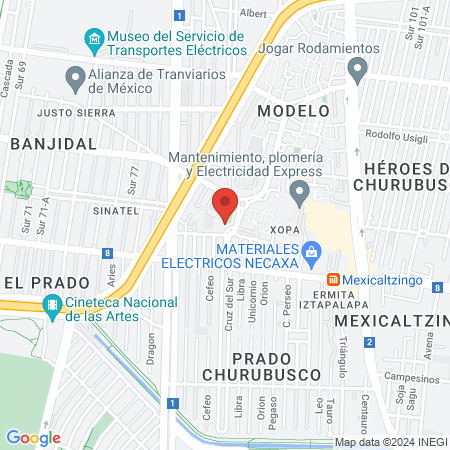 Servicio médico veterinario map
