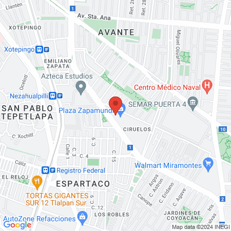 Estética Trini II map