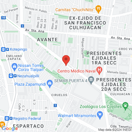 Clínica Dental Avante map