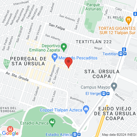 Estética Isabel map