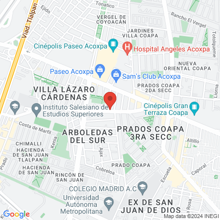 CRITAME Centro de Rehabilitación Integral map