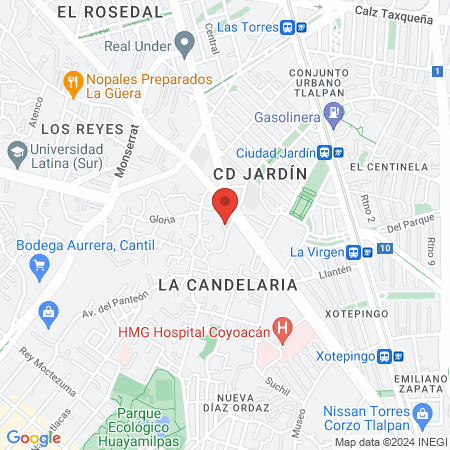 Vergara Soria Ma Del Pilar Dentista map