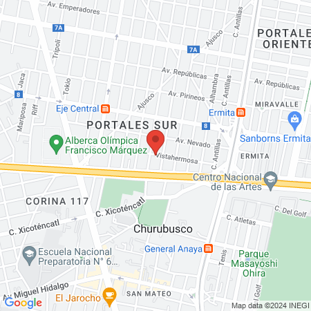 Cosmetología Rocío Luna map