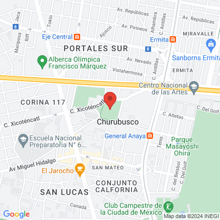 Doctor Raúl Flores Pérez map