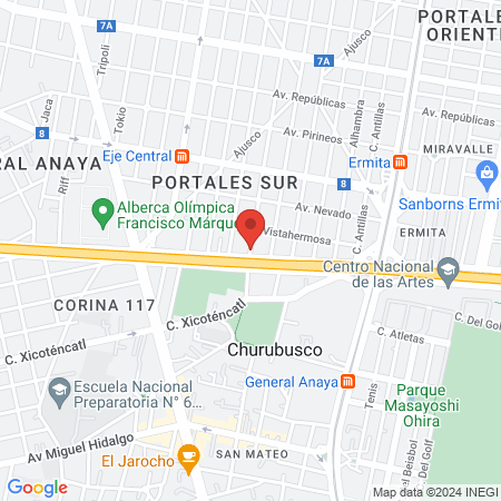 Centro de Atención Avanzada en Heridas Crónicas map
