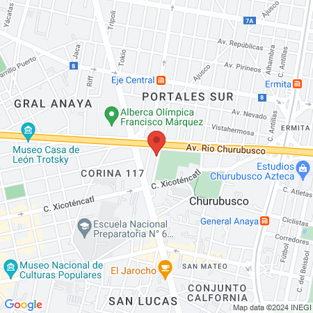 Centro de Audición México map