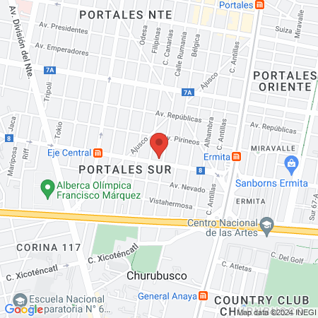 Hospital Veterinario BIVE+ 24Horas map